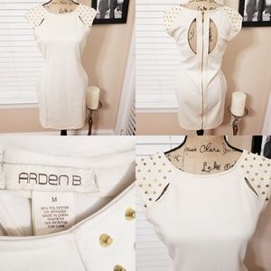 🔥6/$25 ARDEN B. dress with gold studs size medium